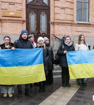 Як у Кропивницькому відзначили День Соборності України (ФОТОРЕПОРТАЖ)