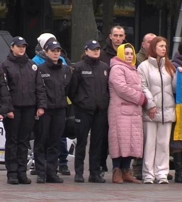 Створили «Ланцюг єдності»: у Рівному відзначили День Соборності України (ВІДЕО)