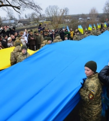 «Про єдність мріяли багато поколінь»: День Соборності України відзначили на межі Тернопільщини та Хмельниччини (фото, відео)