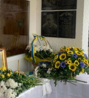 У ліцеї на Волині встановили меморіальну дошку захиснику Юрію Годлевському 