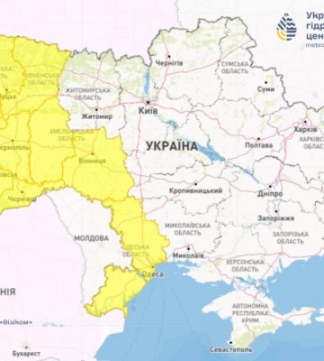 У Києві та області до ранку йтиме мокрий сніг