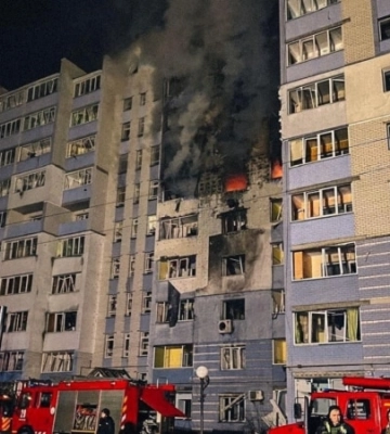 На Київщині внаслідок атаки дронів пошкоджені 5 багатоквартирних і 13 приватних будинків – поліція