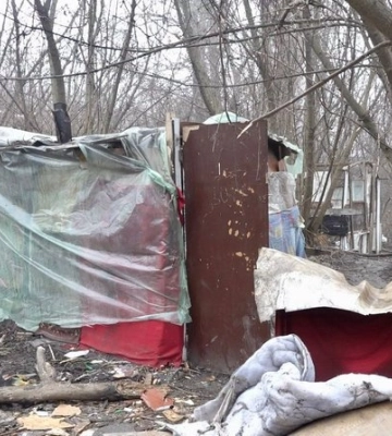 Родина з Волині та дубенчанка з 5 дітьми жили в посадці під Тернополем у саморобних халабудах