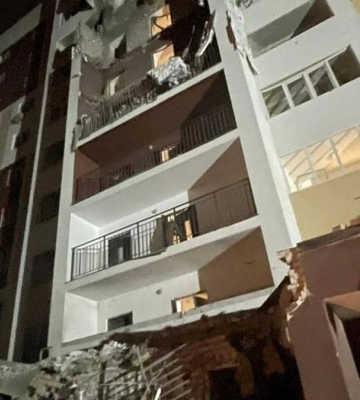 На Київщині БПЛА пошкодив багатоповерхівку