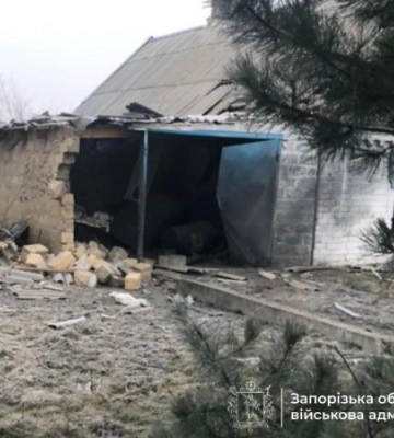 Росіяни понад 190 разів атакували Запорізьку область