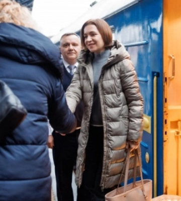 Президентка Молдови прибула з візитом до Києва