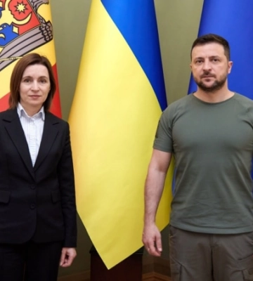 Президентка Молдови прибула з візитом до Києва