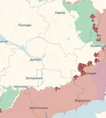 На Донеччині росіяни вибивають ЗСУ з останніх плацдармів на східному березі Жеребця