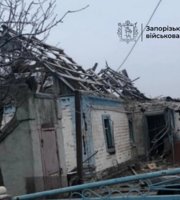 Росіяни за добу 325 разів били по Запорізькій області