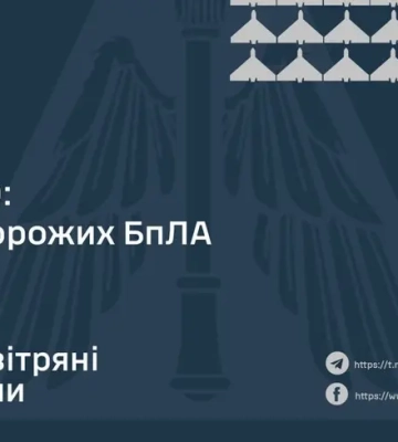 ПВО сбила полсотни дронов, но их было больше: Воздушные Силы рассказали, что произошло с остальными