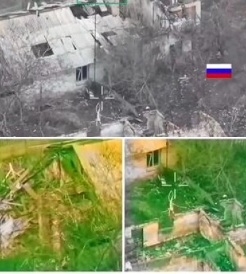 Бойцы разведывательного полка преследуют и берут в плен оккупанта в Торецке на Донетчине. ВИДЕО