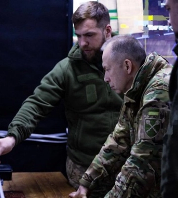 Сырский посетил 155 бригаду в районе Покровска