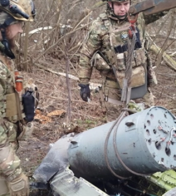 В Сумской области обезвредили боевую часть российской ракеты Х-101. ФОТО