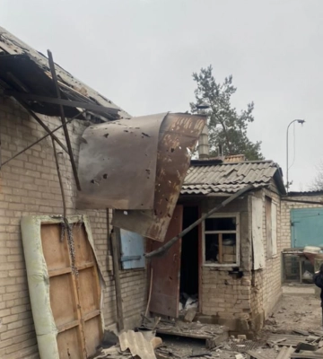 Російські окупанти обстріляли Костянтинівку зі ствольної артилерії