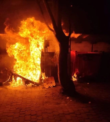 У Львові за дві ночі спалили 11 контейнерних баків для сміття
