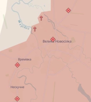 Украинские войска избежали окружения в южной части и отошли на окраины Великой Новоселки – ВСУ