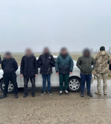 Одеські прикордонники затримали чоловіків, які намагалися незаконно потрапити до Молдови