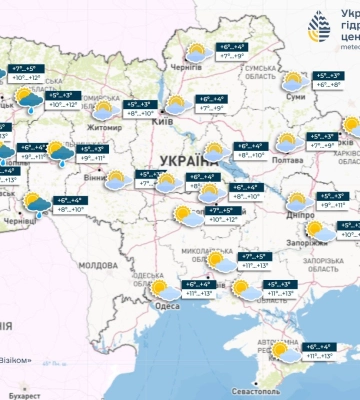 Погода на 29 января в Украине: сохранится теплая влажная погода