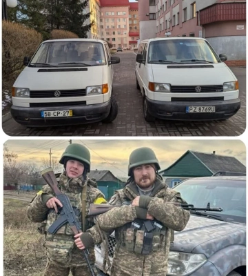 Медики Рівненщини передали на фронт автомобілі