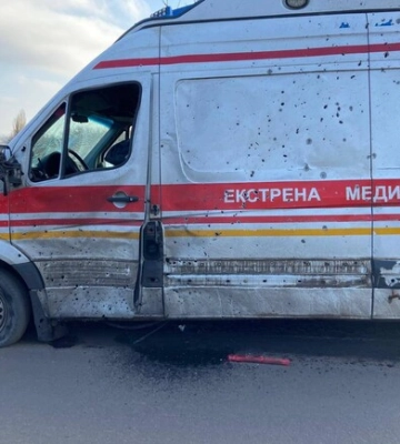 У Куп’янську ворожий безпілотник вдарив по &quot;швидкій&quot;