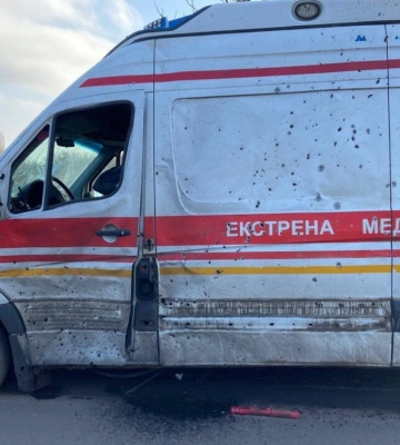 Росіяни атакували дроном «швидку» на Харківщині, є постраждалі