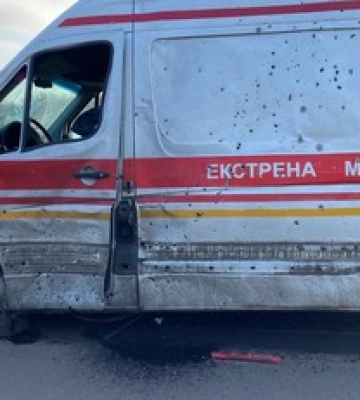 В Купянске россияне атаковали &quot;Молнией&quot; карету &quot;скорой&quot;