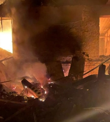 У Дніпропетровській області внаслідок російського обстрілу пошкоджено понад 20 будинків і зруйновано ліцей — ОВА