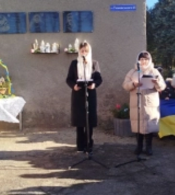 На Волині на фасаді ліцею відкрили меморіальні дошки загиблим воїнам – Юрію Чимерису та Сергію Дукельському