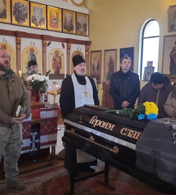 У Кривому Розі провели в останню путь військового з Херсонщини Андрія Богача