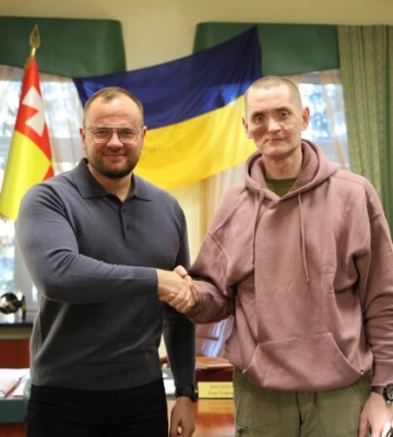 Луцький міський голова зустрівся із звільненим з полону Ігорем Павляком