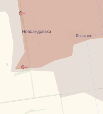 Сили оборони відновили позиції біля Удачного, росіяни окупували Новоандріївку, - DeepState. КАРТB
