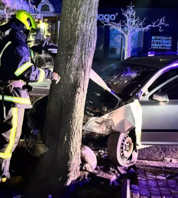 Нічна ДТП у центрі Франківська