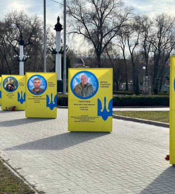 Запоріжжя: 15 пам’ятних призм пошкодили невідомі особи