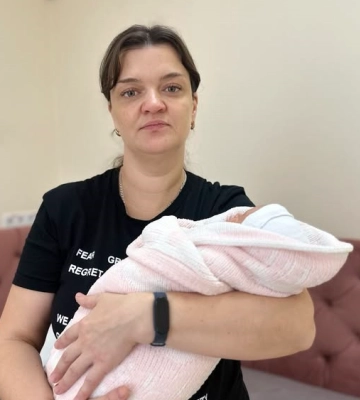 «Друга донечка була мрією чоловіка»: вдова Захисника з Волині народила четверту дитину