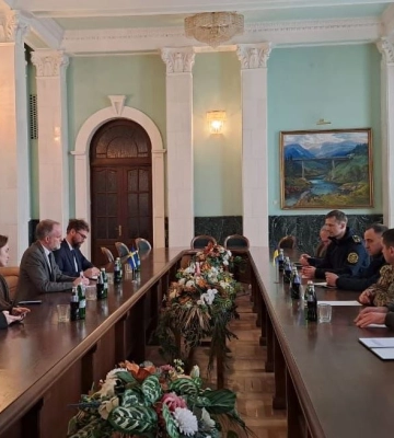 На Закарпатті з робочим візитом перебуває Посол Швеції