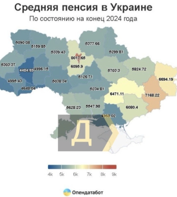 На Одещині зросла середня пенсія