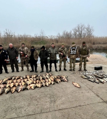На Одещині затримали браконьєрів, які били рибу струмом