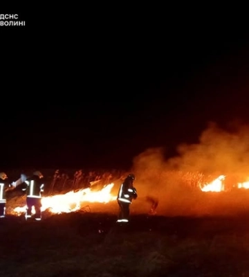 Необережне поводження з вогнем і коротке замикання: на Волині виникли чотири пожежі 