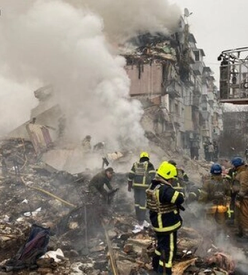 Ракетний удар РФ вщент знищив квартиру полтавця Лещенка, чоловік вижив, бо спустився в укриття. ВIДЕО