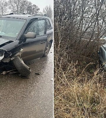 У Сумах зіткнулися два Hyundai Tucson