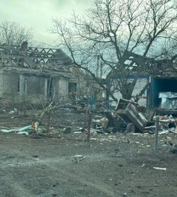 Волонтери показали село Калинівське у Дніпропетровській області, яке знищили росіяни