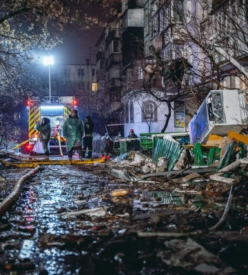 У Полтаві внаслідок ракетного удару без тепла залишилися шість будинків і дитсадок