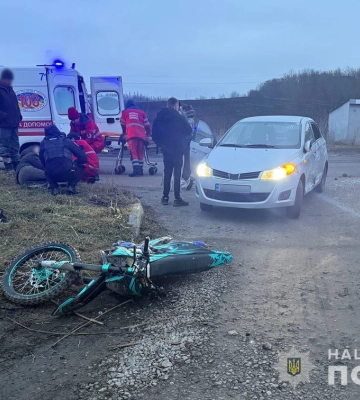 На Вінниччині у двох ДТП постраждали підліток та мотоцикліст - розпочато розслідування