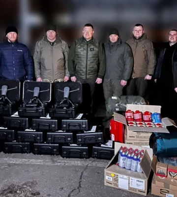 З Нововолинської громади передали допомогу для військових на фронт