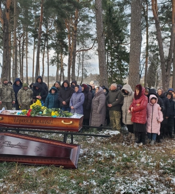 У Горохові освятили пам’ятні банери на честь полеглих військових
