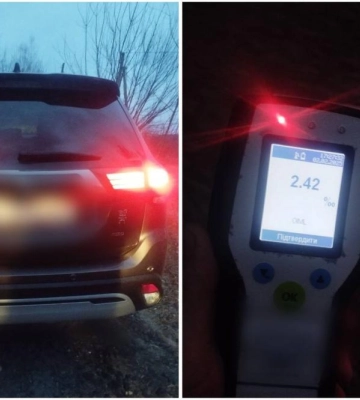 Майже 3 проміле алкоголю: на Рівненщині патрульні зупинили нетверезу водійку