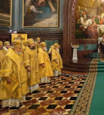 Семеро архієреїв УПЦ МП взяли участь в обряді на честь патріарха Кирила 