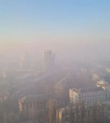 Грязный воздух из Европы уже подползает к Украине