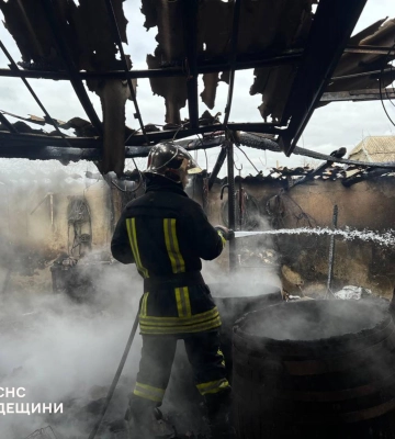 Пожежа на Березівщині: рятувальники не дали вогню поширитися на житловий будинок 