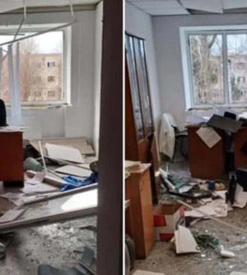 Ракетний удар по Ізюму — поранено трьох співробітників ДВС Мінʼюсту в Харківській області